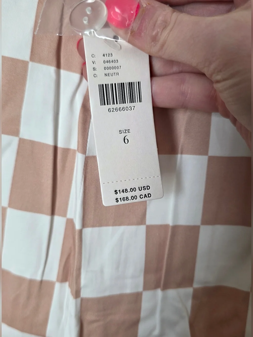 New Anthropologie Hutch Checkered Pants - Picture 3 of 11